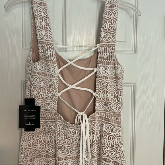 Lulus White Crochet Lace Dress - Picture 2 of 5